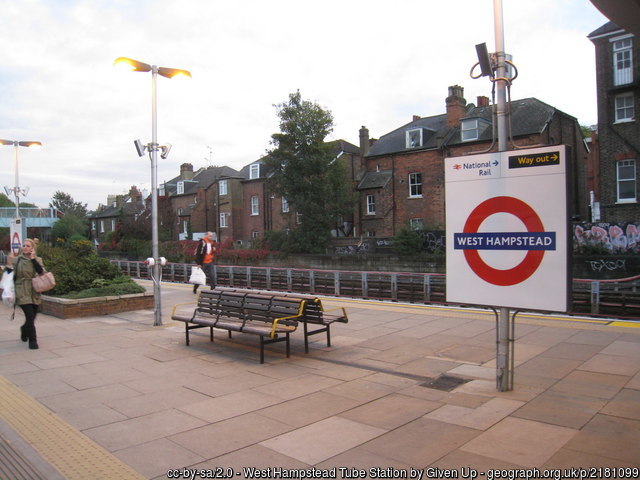 West Hampstead tube station near ESCP London